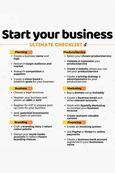 the ultimate guide to start your business