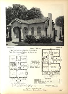 an old house is shown in the catalog for its owner's home, which was built