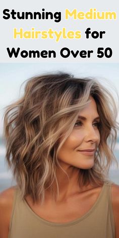 Looking for a stylish yet low-maintenance look? Check out these medium-length hairstyles for women over 50. Easy to style and perfect for everyday wear. Get inspired now! #LowMaintenanceHair #WomenOver50 #MediumLengthHairstyles Long To Short Hair Before And After Shoulder Length, Women's Medium Length Hairstyles, Hair Styles For Women 50, Classic Mid Length Hairstyles, Hair Colour For 50+ Women, Women 50 Hairstyles, What To Wear To The Hair Salon, Shoulder Length Hair Cuts With Layers For Thinning Hair, Medium Layered Haircuts For Thick Hair Over 50