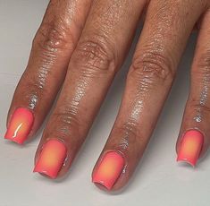 Pink Aura Nails, Sunset Aura, Spice Nails, Aura Nails, Pink Aura