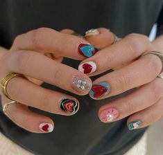 Outfit Ideas January, Red Gel Nails, Shein Clothing Outfit, Mens Nails, Shein Clothing, Hippie Nails, Hard Nails