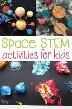 Space Week Ideas, National Space Day Activities, Planet Projects For Preschool, Space Activities Middle School, Space Week Activities For Preschoolers, Steam Week Activities, Space Stem Activities Preschool, Space Elementary Activities, Early Years Space Activities