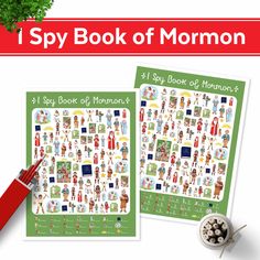 two books with the title, i spy book of mormon