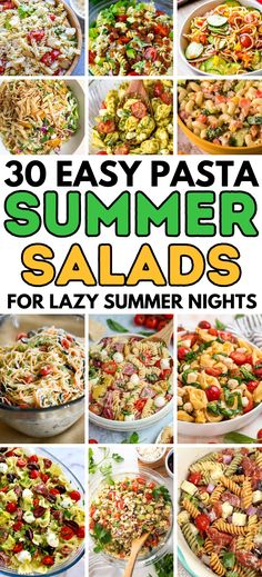 Easy Summer Pasta Salad Recipes – Looking for a recipe to make and take this weekend? Try these 30 crowd pleasing Summer Side Dish Salad Recipes. There is one for everyone! Pasta salad is the perfect BBQ side dish! Pasta side salads, summer sides, bbq side salads, healthy summer recipes, healthy summer salads, healthy salad recipes, cold pasta salads dinner, dinner pasta recipes, dinner pasta dishes, cheap dinner for a family, cheap salad recipes, healthy summer dinner ideas. Pasta Salad With Orzo, Pasta Salad Seasoning Recipe, Supper Salads Main Courses, Easy Noodle Salad Recipes, Bbq Pasta Salad Recipes, Cheap Salad Recipes, Summer Salad Recipes Dinner, Summer Salads Healthy, Dinner Pasta Salad