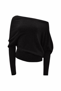 The ‘Paxi’ sweater is spun from pure cashmere to a sensual off-the-shoulder silhouette. It features a fitted waistband and long, slim sleeves that highlight the female form. Sweater Off Shoulder, Sweater Off The Shoulder, Off The Shoulder Jumper, Off The Shoulder Tops, Off The Shoulder Sweater, Black Off Shoulder, Off Shoulder Sweater, Shoulder Tops, Dolce E Gabbana