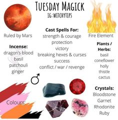 Tuesday Magick, Teen Witch, Witch Rituals, Magic Day, Candle Magick