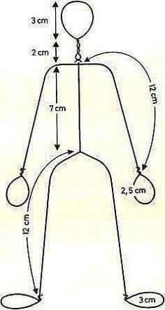 the diagram shows how to measure an object