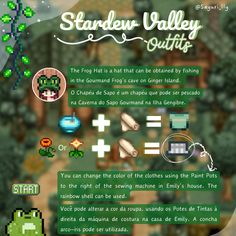 the back cover of an old - school computer game called stardew valley quilting