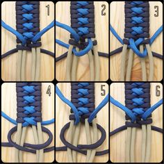 step by step instructions on how to tie a paracorant knot with nylon cord