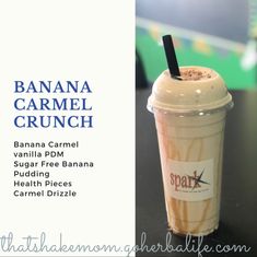 banana caramel and vanilla ice cream smoothie