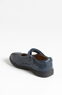 A clean design maximizes the versatility of a classic mary jane. Sensory Response Technology improves balance and helps children develop a natural, healthy gait. Adjustable hook-and-loop strap closure. Leather upper/synthetic lining/rubber sole. By Stride Rite; imported. Kids' Shoes. Ugly Outfits, Navy Sneakers, Shoe Closet, Pretty Shoes, Clean Design, Fast Fashion, Mary Jane Sneaker, Sock Shoes, 90s Fashion