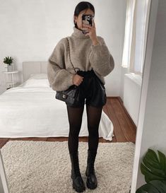 Lederhosen Outfit, Rock Outfit, Office Outfits Women, Paris Outfits, Fall Outfits For Work, Autumn Outfit, Outfit Inspo Fall, Fall Fashion Outfits, Looks Style