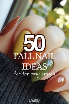 Looking for fall nail inspiration? We've got 50 chic, fall nail design ideas to try that are on trend for the season! So many styles from minimal fall nails to warm autumn tones. It's time for your fall manicure! Gut Health Recipes