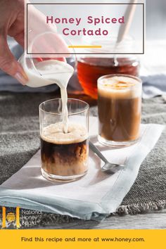 If you find yourself in need of a little pick-me-up this holiday season, look no further than our simple but bold Honey Spiced Cortado. Spiced Honey, Honey Simple Syrup, Ginger Honey, Cinnamon Honey, Honey Cinnamon, Homemade Tea, Garlic Chicken Recipes, Ginger And Cinnamon, 7 Day Meal Plan