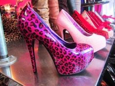 Pink High Heel Shoes, Cheetah Heels, Pink Cheetah Print, Catty Noir, Dr Shoes, Under Your Spell, Pink High Heels, Leopard Shoes, Pink Cheetah