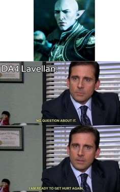 the office meme is shown in three different languages, including one with an image of dr