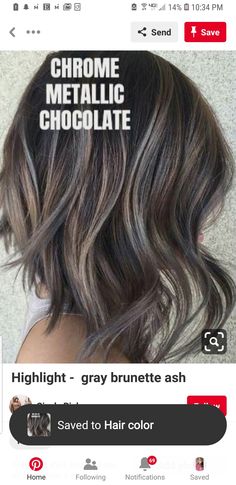 Brown Hair With Silver Highlights, Hair Blending, Grey Hair Transformation, Grey Hair Inspiration, Covering Gray Hair, Gorgeous Hairstyles, Gray Hair Growing Out, Life's Too Short, Dark Hair With Highlights