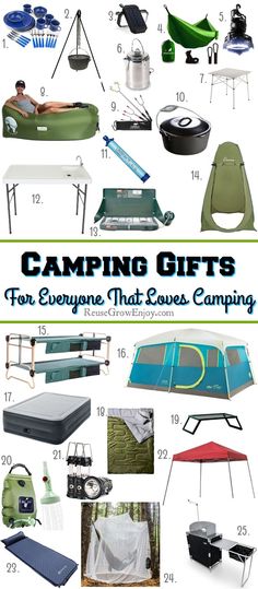 camping gifts for everyone that loves camping