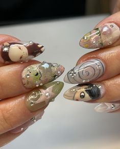 @nailsbysami_ Japan Nail Art, Aya Takano, Japan Nail, La Nails, January Nails, Really Cute Nails, Manicure Y Pedicure