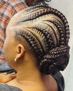 Ponytail Natural Hair, Braids Stitch, Two Cornrows, Biracial Hair, Cornrows Styles, Braiding Styles, African Hair Braiding Styles, Stitch Braids