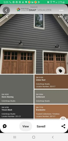 the exterior paint color scheme for a house