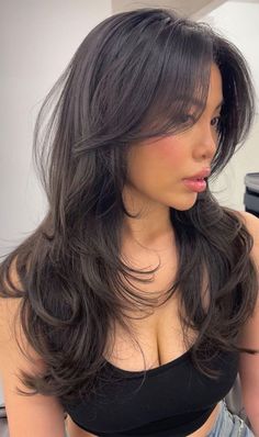 Convex Layers, Filipino Hairstyles, Free Hairstyles, Haircuts For Long Hair With Layers, Haircut 2024, Hair Inspiration Long, Brown Hair Inspo, Layered Haircuts For Medium Hair, Hairstyles For Layered Hair