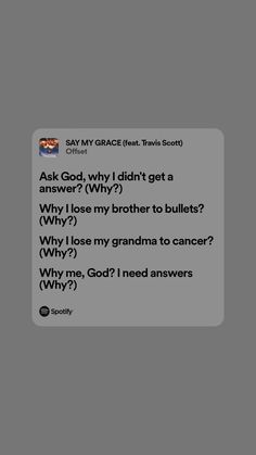 an image of someone's text message to their daughter on her phone screen that reads, ask god, why i didn't get a answer? why? why? why? why? why? why? why? why? why? why? why? why? why?