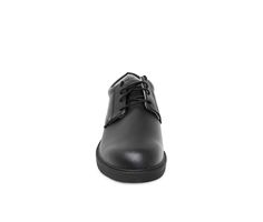 Send your little one back back to school in classic syle with the School Issue Scholar Shoes! The Scholar is perfect to pair with their school uniform or with their favorite dressed-up looks. Leather upper,Lace-up closure for a custom and secure fit,Approx. 1 inch heel,Classic round toe,Cushioned footbed for added comfort,Textured rubber outsole,Soft leather lining,School Issue branding details | Boys' School Issue Infant Scholar 8.5-11 Dress Shoes in Black Wide Size 10 - Toddler Casual Oxford Dress Shoes For Work, Classic Synthetic Lace-up Shoes, Slip-resistant Round Toe Dress Shoes For Work, Casual Slip-resistant Round Toe Oxfords, Casual Dress Shoes With Round Toe For Work, Casual Round Toe Dress Shoes For Work, Classic Synthetic Lace-up Shoes For Work, Casual Oxfords With Rubber Heel Cap For Workwear, Shoe Carnival