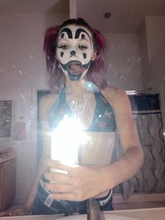 Juggalos Aesthetic, Icp Juggalette Makeup, Insane Clown Posse Costume, Icp Juggalo Halloween Costume, How To Do Juggalo Makeup, Violent J Makeup, Female Juggalo Makeup, Pink Juggalo Makeup, Juggalo Face Paint Ideas