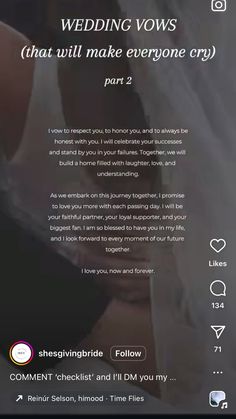 the wedding vows that will make everyone cry part 2