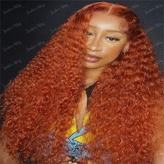 PRODUCT FEATURES Item: Ginger Orange Deep Wave Human Hair Wigs 13x4 HD Transparent Lace Front Wig Deep Curly Colored Wigs Hair Material: 100% Virgin Human Hair, 10A Grade, No Really Shedding, No Tangle, No Bad Smell Hair Color: Ginger ColorWig Density:150%/180% DensityHair Length: 10-30 inch are availableTexture: Deep Wave Hair, Natural Hairline, Soft, Comb EasilyLace Net: 13*4 Inch Swiss lace, Ginger Color, Pre-plucked with Baby Hair, Natural HairlinePack: 1 Piece Ginger Color Deep Wave Hair 13 Orange Deep Wave Wig, Curly Colored Wigs, Ginger Wig, Smell Hair, Ginger Color, Deep Wave Wig, Deep Wave Human Hair, Overnight Hairstyles, Bad Smell