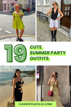 Get ready to slay the celebration with these 19 cute summer party outfits! Whether you're hitting the beach, attending a BBQ, or dancing the night away, these summer party outfit ideas will keep you stylish and cool all season long. Tap here to explore the best summer party outfit ideas for women! Dancing