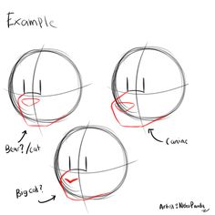 how to draw an anime character's face in 3 easy steps step by step