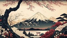 5  Digital Images of landscapes from japan in Ukiyo-e style, enchanted forests in the night, 4k resolution, 16:9 ratio. Usable as desktop wallpapers or printable. For prints: 300 DPI up to 20.91 × 11.95″ (53.1 × 30.3 cm) JPG format Cool Wallpapers Landscape, Cool Backgrounds Landscape, 1388x768 Wallpaper Pc, Wallpaper Desktop 2560x1440, Chill Wallpaper Desktop, Japan Wallpaper Laptop, Destop Wallper Hd 4k, Japanese Art Wallpaper Desktop, Japanese Wallpaper Desktop