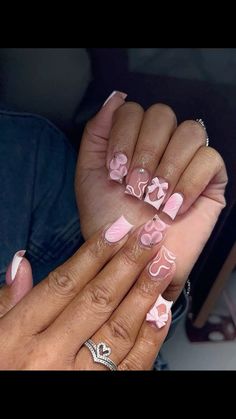 Overlay Nails, French Acrylic Nails, School Nails, Cute Summer Nails