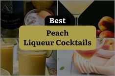 the best peach liqueur cocktails