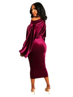 Material:71-80% Polyester. Features: Long lantern sleeve. one shoulder.velvet. solid color. midi dresses.Style:Casual. Elegant Off-shoulder Dress For Fall Party, Off-shoulder Solid Color Fall Dresses, Solid Off-shoulder Fall Dresses, Off-shoulder Velvet Dress For Night Out, Solid Color Fall Evening Midi Dress, Elegant Long Sleeve Off Shoulder Dress For Fall, Solid Color One-shoulder Midi Dress For Evening, One Shoulder Off Shoulder Dress For Fall Party, Off-shoulder Midi Dress For Fall Party