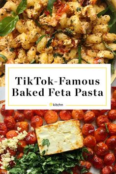 the words tik tok - famous baked feta pasta