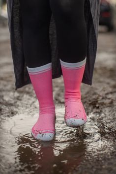 Crosspoint Brights Waterproof Socks – Sock Dreams Non-slip Winter Socks For Outdoor, Non-slip Socks For Outdoor Winter Activities, Pink Weatherproof Rain Boots For Outdoor, Non-slip Comfortable Outdoor Socks, Comfortable Non-slip Outdoor Socks, Sporty Slip-resistant Outdoor Socks, Slip-resistant Outdoor Socks, Functional Slip-resistant Outdoor Socks, Kilt Socks