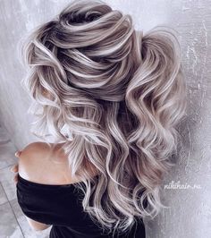 Color Hairstyles, Gorgeous Hair Color, Finding Inspiration, Blending Gray Hair, Half Updo, Best Of Both Worlds, Loose Hairstyles, Half Up Half Down, All Hair Types