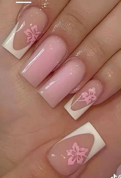 French Tip Nail Ideas Square, Nail Design Medium Length, Infill Nails, First Day Of School Nails Acrylic, Back To School Nails Ideas, Nail Inspo For School, Cute Nails For Back To School, Nail Ideas Back To School, Back To School Nails Square