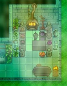 an overhead view of a kitchen in the legend of zelda