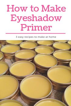 Diy Eye Shadow, How To Make Eyeshadow, Oily Eyelids, Anti Aging Skin Care Diy