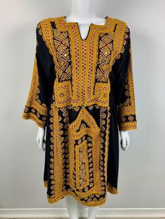 Vintage Balochi Dress Traditional Long Sleeve Festive Midi Dress, Traditional Embroidered Long Sleeve Midi Dress, Traditional Long Sleeve Embroidered Midi Dress, Balochi Dress, Dress Clothes For Women, Art Collection, Dress Outfits, Bathing Beauties, Ships