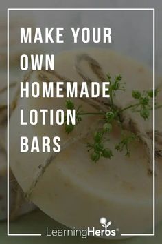 Make Your Own Homemade Lotion Bars Diy Herbal Remedies, Lotion Recipe, Herbal Skin Care, Mountain Rose Herbs, Diy Lotion, Homemade Lotion, Dry Oil