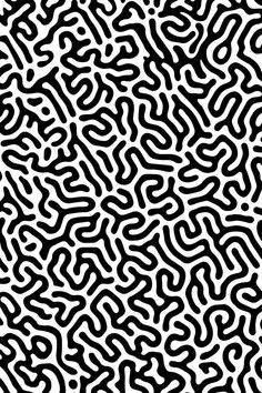 an abstract black and white pattern that is very similar to the design in this image