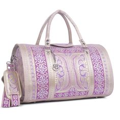 Incredibly spacious and lightweight, this handcrafted bag is perfect for a weekend getaway. Take it on the plane as your TSA-approved carry-on and turn heads. This weekender bag features stunning, intricate embroidery and is 100% cruelty-free, making it the best-looking vegan bag for the conscious consumer on the market.    * Snap button closure on the exterior front.  * Three pockets including one zippered in the cotton-lined interior.   * Comfortable, detachable and adjustable body strap included.   Ethically Handcrafted in Sumatra, Indonesia. Banda Bags, Vegan Bag, On The Plane, Tsa Approved, Handcrafted Bags, Vegan Bags, Conscious Consumer, Intricate Embroidery, Weekend Getaway