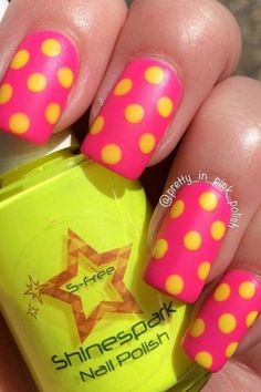 Pretty Polka Dot Nail Designs You Must Try In 2023 Polka Dot Nail Designs, Dot Nail Designs, Polka Dot Nail Art, Dot Nails, Daily Nails, April Nails, Natural Nail Art, Dot Nail Art, Spring Nail Designs