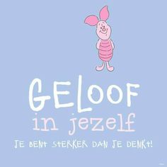 a cartoon bunny with the words gellof in jezelf on it's side