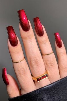 Red nails are fiery and fun and never fail to catch a few eyes along the way. Discover red nail ideas to try that you'll totally obsess over. 2024 Red Nails, Fall Red Nails 2024, Red Spring Nails 2024, Spring Red Nails 2024, Red Nail Ideas